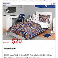 New York Knicks Twin Blanket New