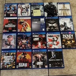 PlayStation 4 Video Games PS4 PS5 Mega Collection