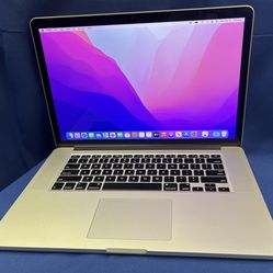 2015 MacBook Pro 15” Core i7 - 16gb Ram - 500gb Ssd - Mac OS Monterey 