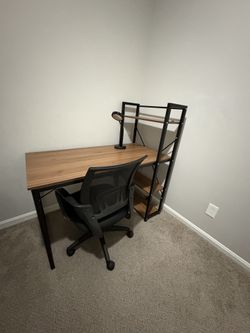 Office chair and desk