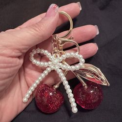 Cherry Bag Charm