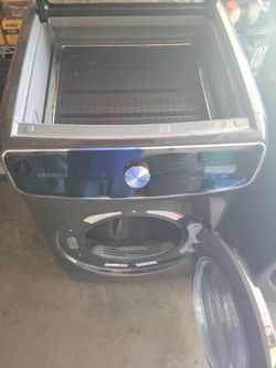 Samsung top of the line washer and dryer