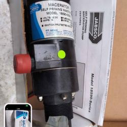 Jabsco Run-Dry Macerator Waste Pump – Self-Priming (Model 18(contact info removed)) new in box