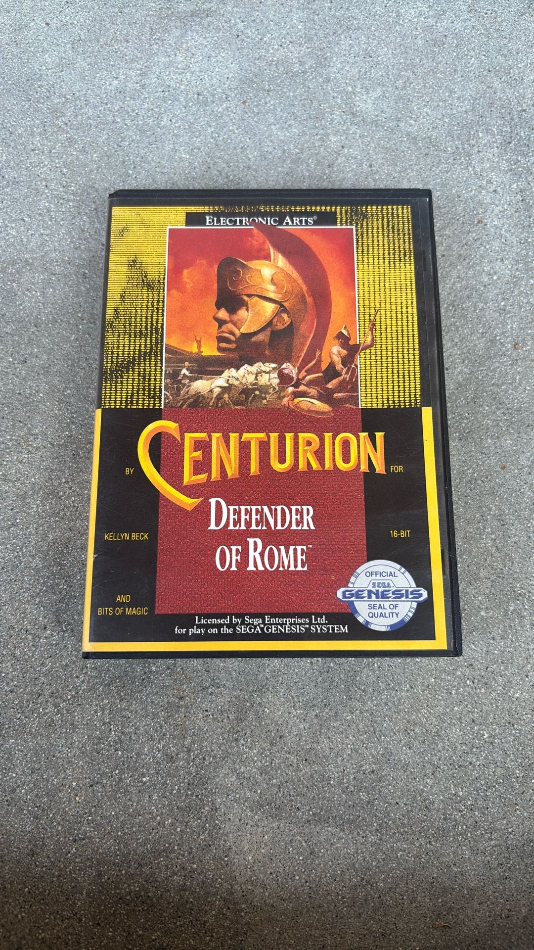 COMPLETE Centurion DEFENDER OF ROME Sega Genesis CIB Manual TESTED & WORKING