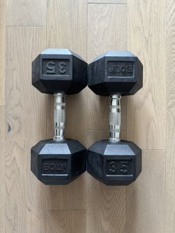 Bolt Fitness 35 lb Dumbbells (pair)