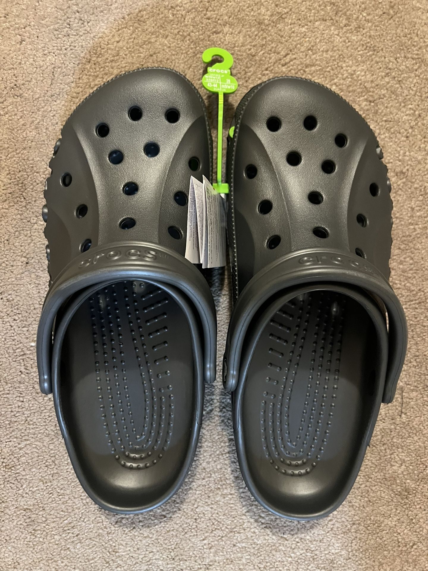 Brand New Graphite Colored Crocs