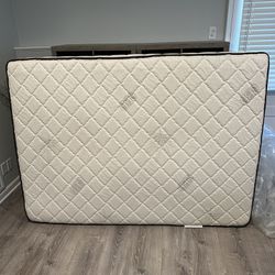 Full Sized Mattress, Box Spring, and Frame