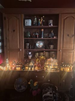 Amish hand built hutch