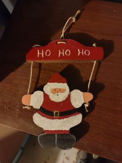 Hanging santa