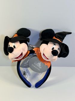 Disney Create-Your-Own Headband Minnie Mouse Witch Ears. Brand New with tags.
