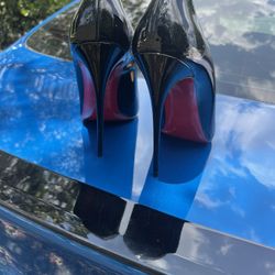 Red Bottoms, Black , Size 41 