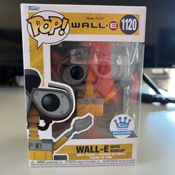 EXCLUSIVE Wall-E with Hubcap Funko Pop #1120 Disney Pixar Movies Animation WallE