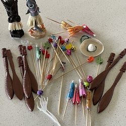 Tiki Bar And Cocktail Accessories 