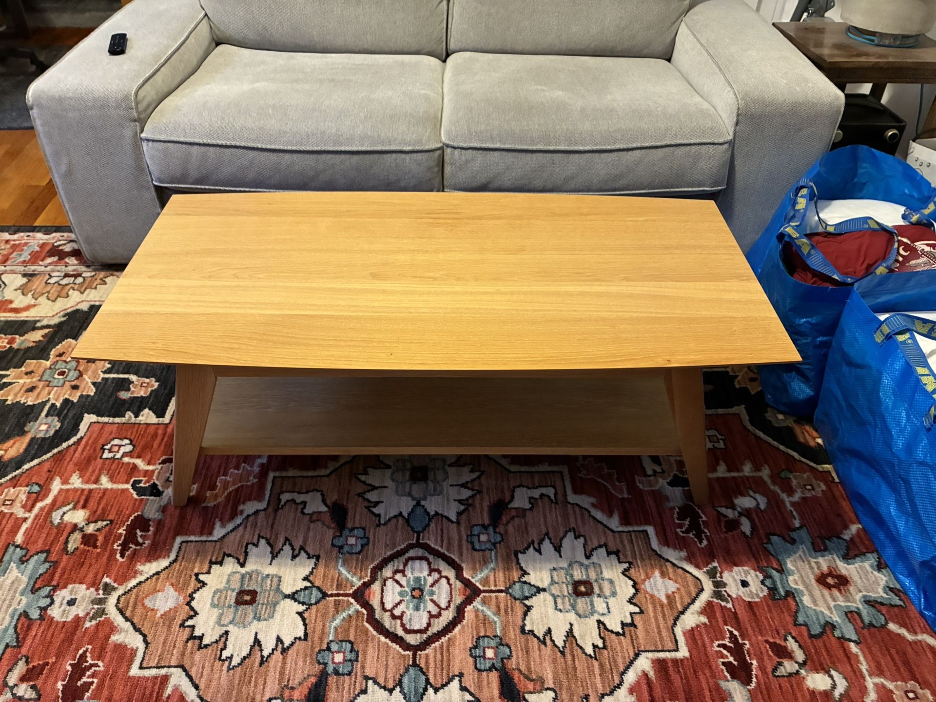 Blond Wood Coffee Table