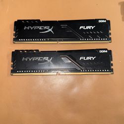 HyperX Fury DDR4 SD Ram Memory Module (16gb Each)