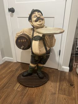 Vintage German Server Statue