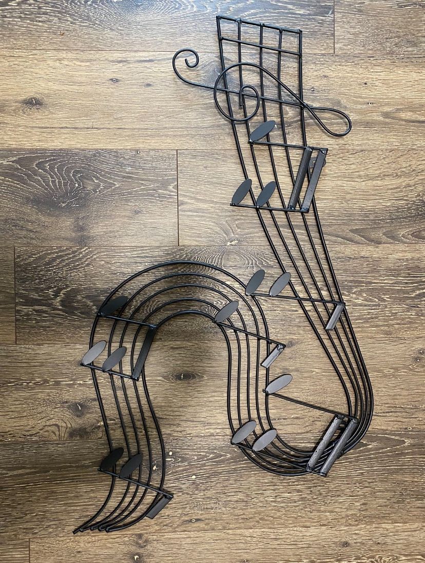 Musical Notes Wall Decoration ( Whole Metal) 