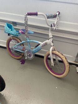 Huffy 16" Disney Frozen Kids' Bike (without Training Wheels), Fits Riders 42"-48"