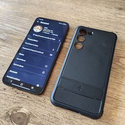 Unlocked Galaxy S23 With Spiggen Case