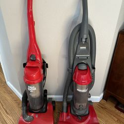 Two vacuum cleaners
