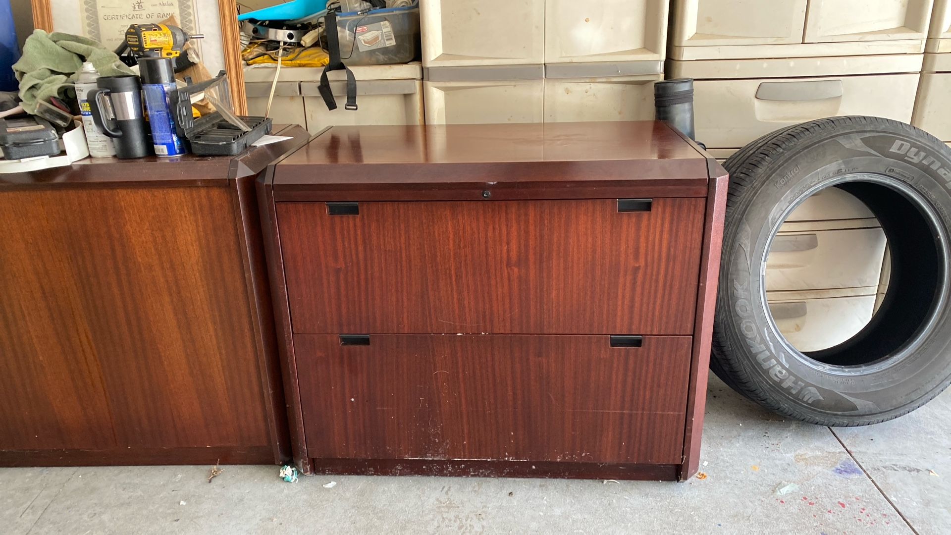 2 Large Cabinets