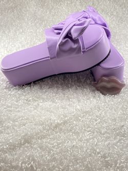 Lilac Platform Sandals