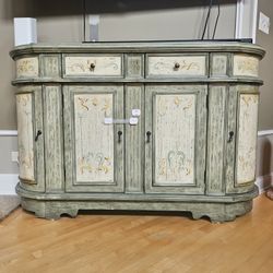 Wooden Console Table With Storage 