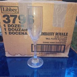 Libbey 3796 Embassy Tall Flute Glass 12ct.