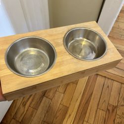 Bamboo Dog Plate