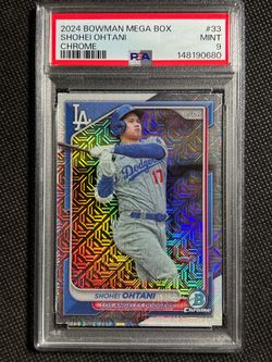 2024 BOWMAN MEGA BOX CHROME #33 SHOHEI OHTANI PSA 9 MINT DODGERS