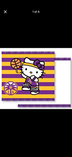 LA Sparks Hello Kitty Blanket