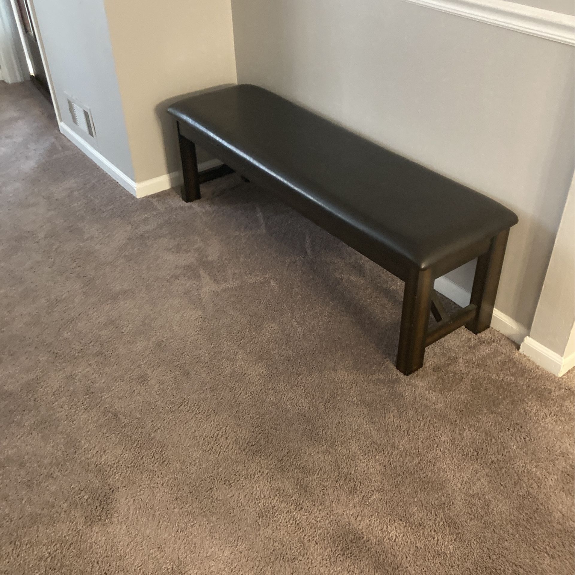 Leather Bench