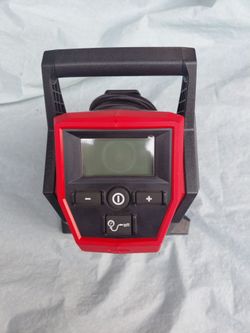 Milwaukee m12 air pump open box new $85 pick up beaumont ca powerfull tire pump for m12