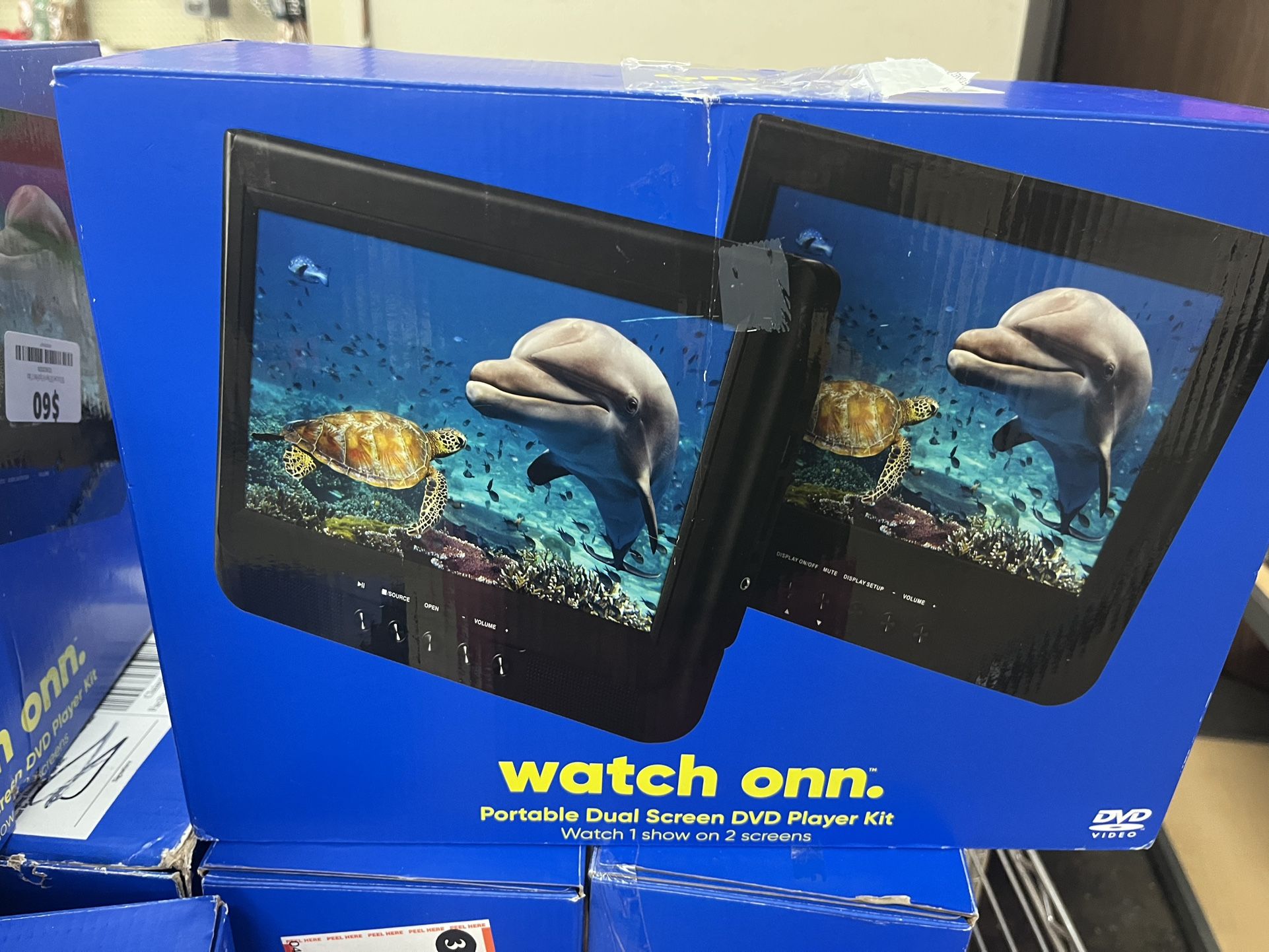 Portable Dual Screen DVD player Kit