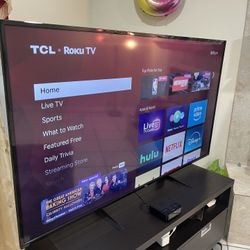 TCL 65 Inch Tv With Center Stand