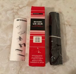 Sharp UX 3CR Genuine Fax Machine Imaging Film Ribbon 1 Roll Open Box For UX 300⁠