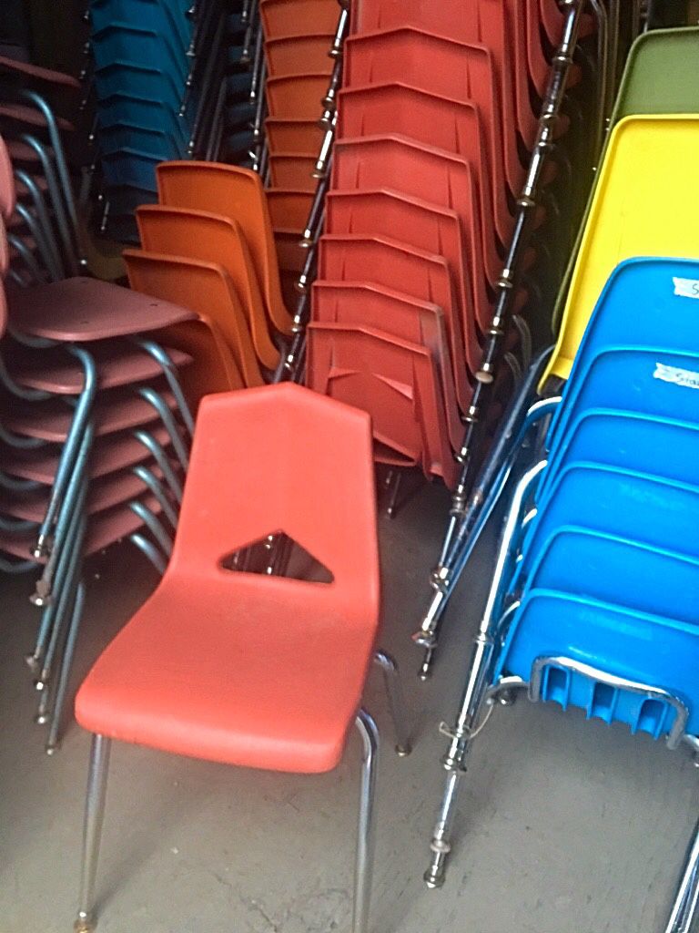 Virco Student Chairs Coral