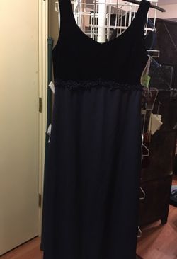 Long Navy Blue Size 10 Dress
