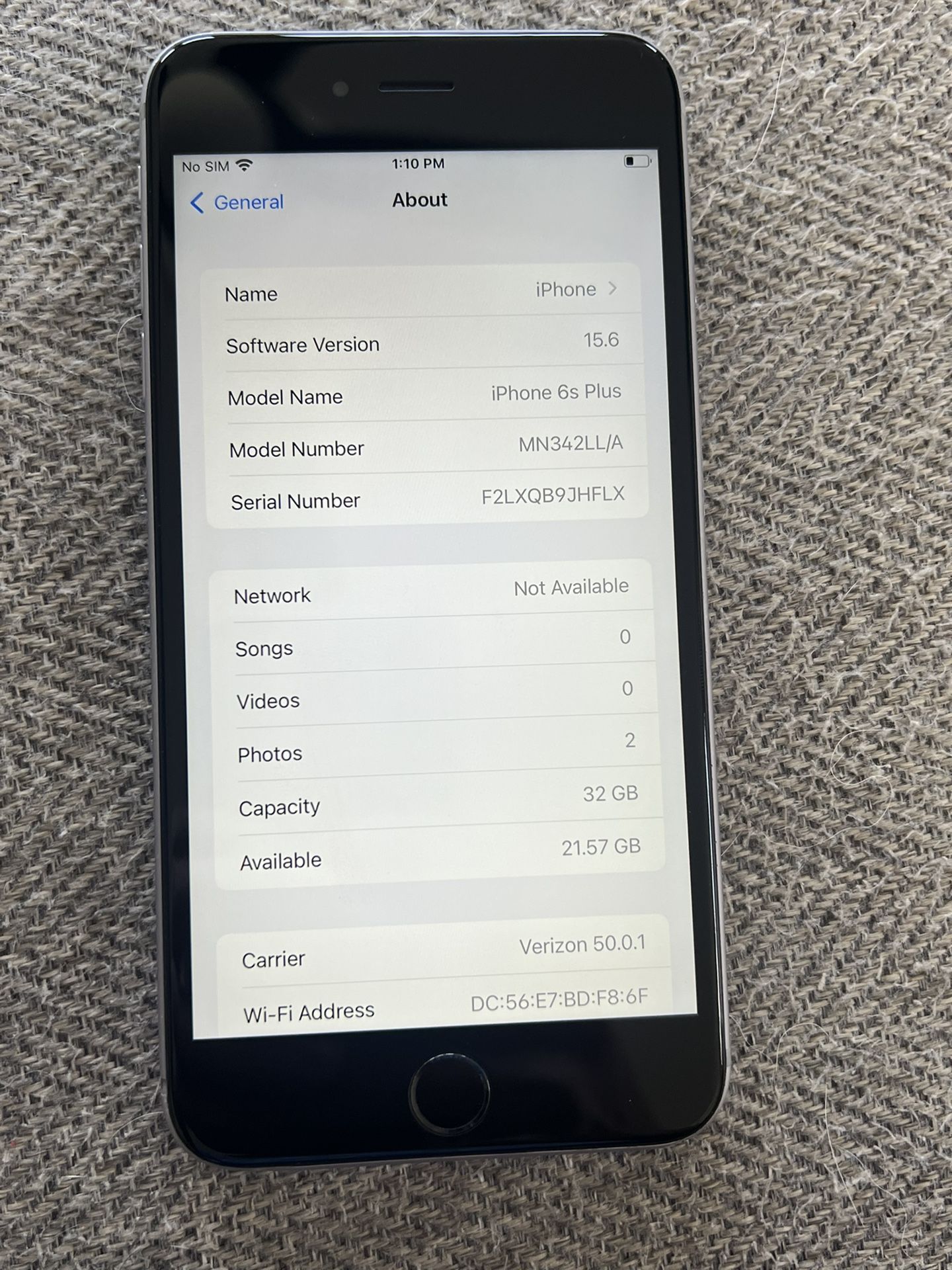 Unlocked iPhone 6S Plus - Desbloqueado - 6S+