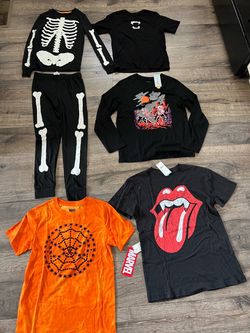 Boys size large Halloween clothes
