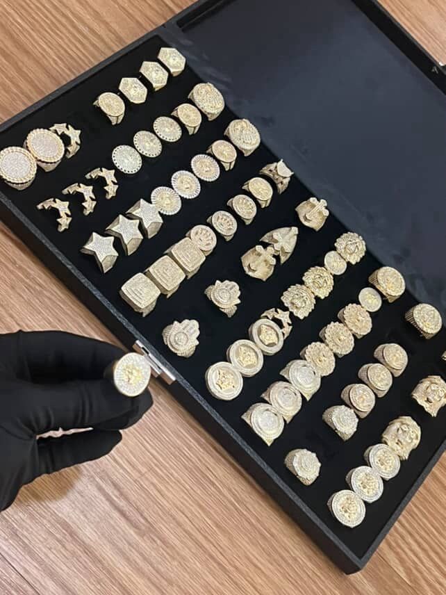 2 for 120$ plated top of the line rings