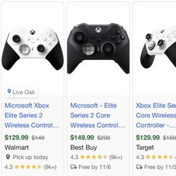 Xbox Elite Series 2 Core Wireless Gaming Controller – Black – Xbox Series X|S, Xbox One, Windows PC, Android, and iOS