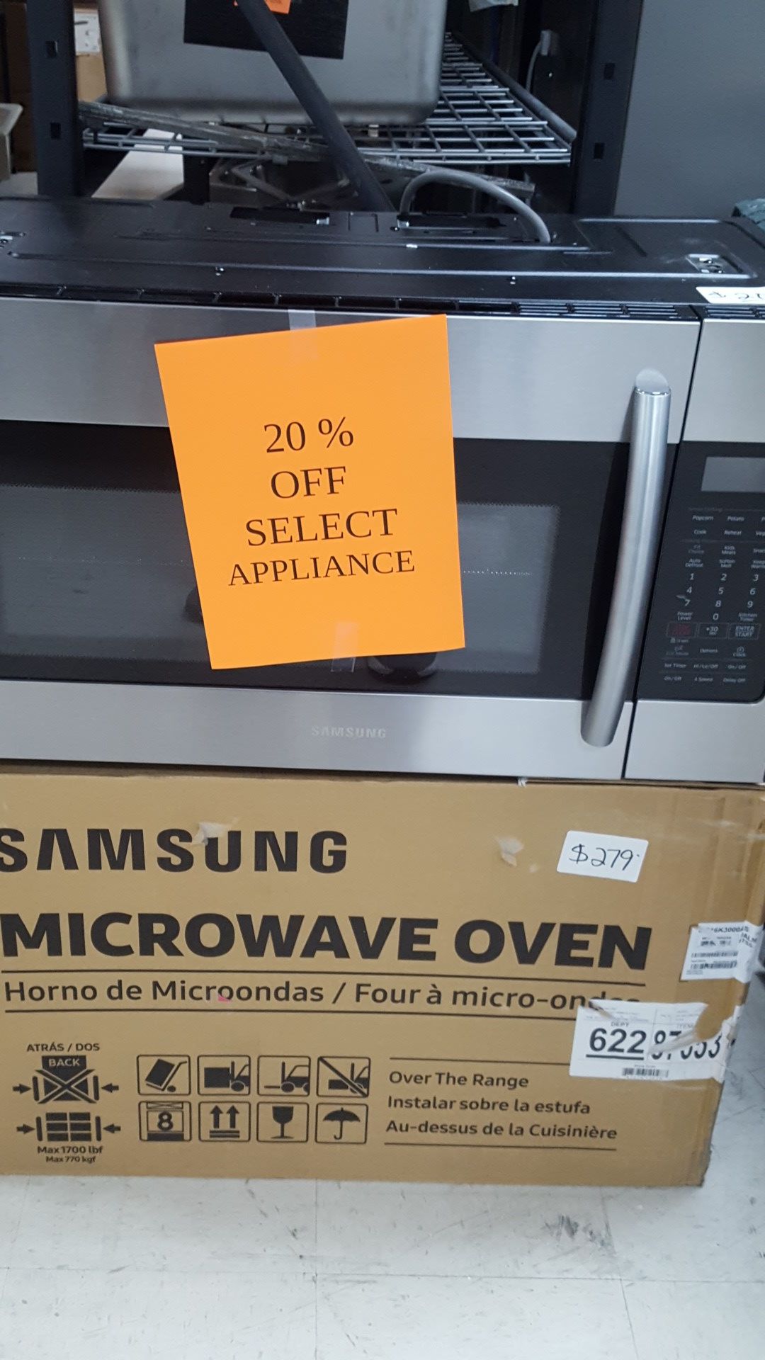 20% off select appliances