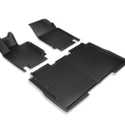 Spigen WeatherBloc Floor Mats Set for Tesla 2023-25 Cybertruck Non-Slip Sliplock