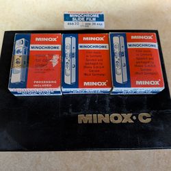 MINOX C Subminiature Spy Camera with Extras