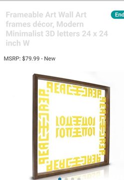 fluorescent yellow wall art (peace and love)