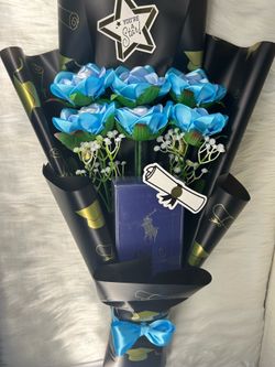 Perfume and colognes eternal flowers bouquet for graduation