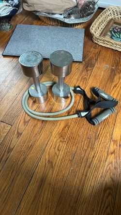 Workout Band/10lb Dumbbells