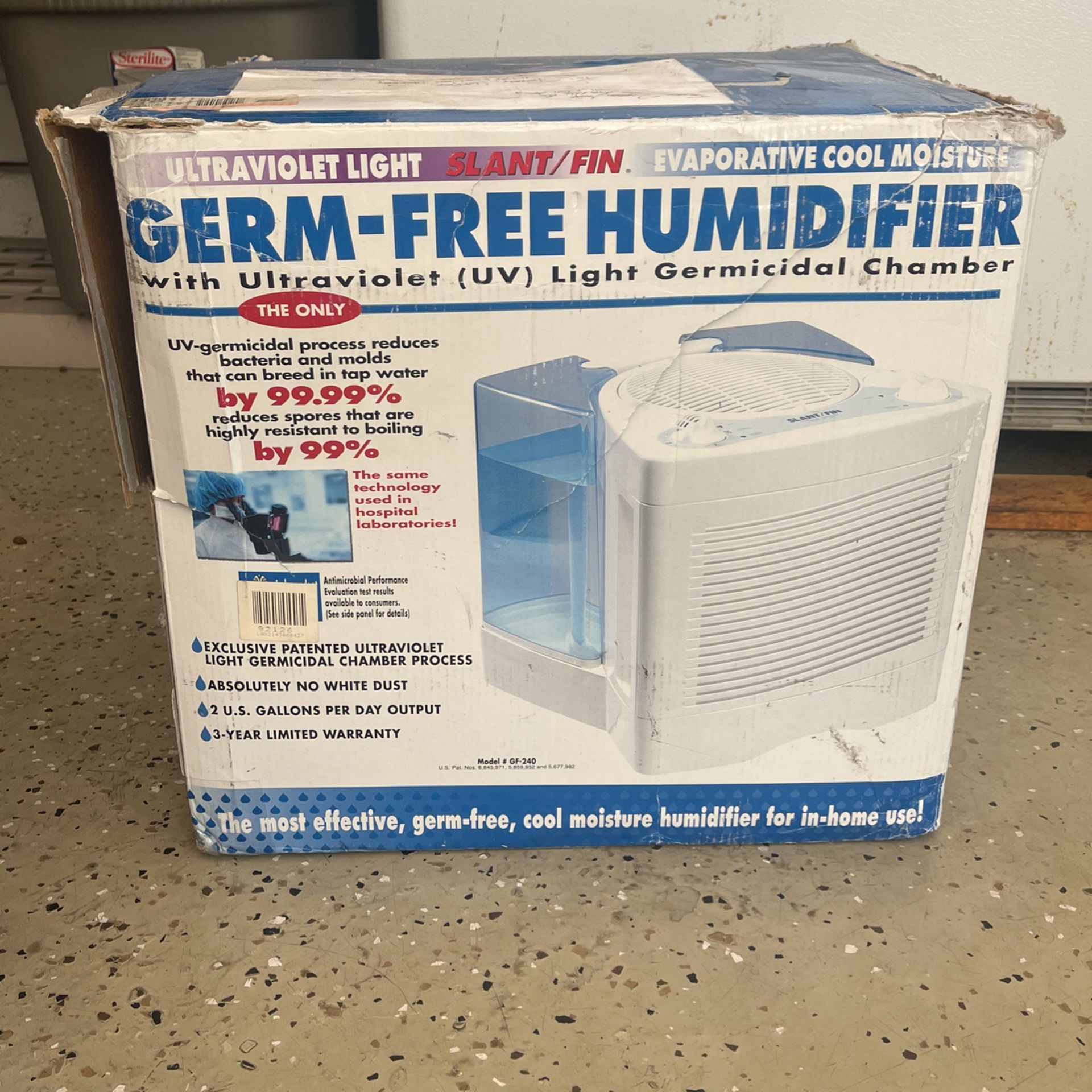 Slant/Fin  Germ-Free Humidifier With UV Light Germicidal Chamber