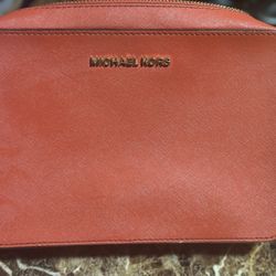 Red Michael Kors Purse 